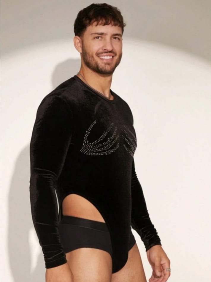 Midnight Crystal Bodysuit